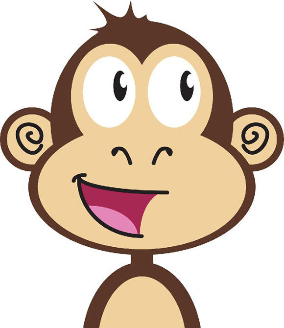 580x670 Monkey Cartoons