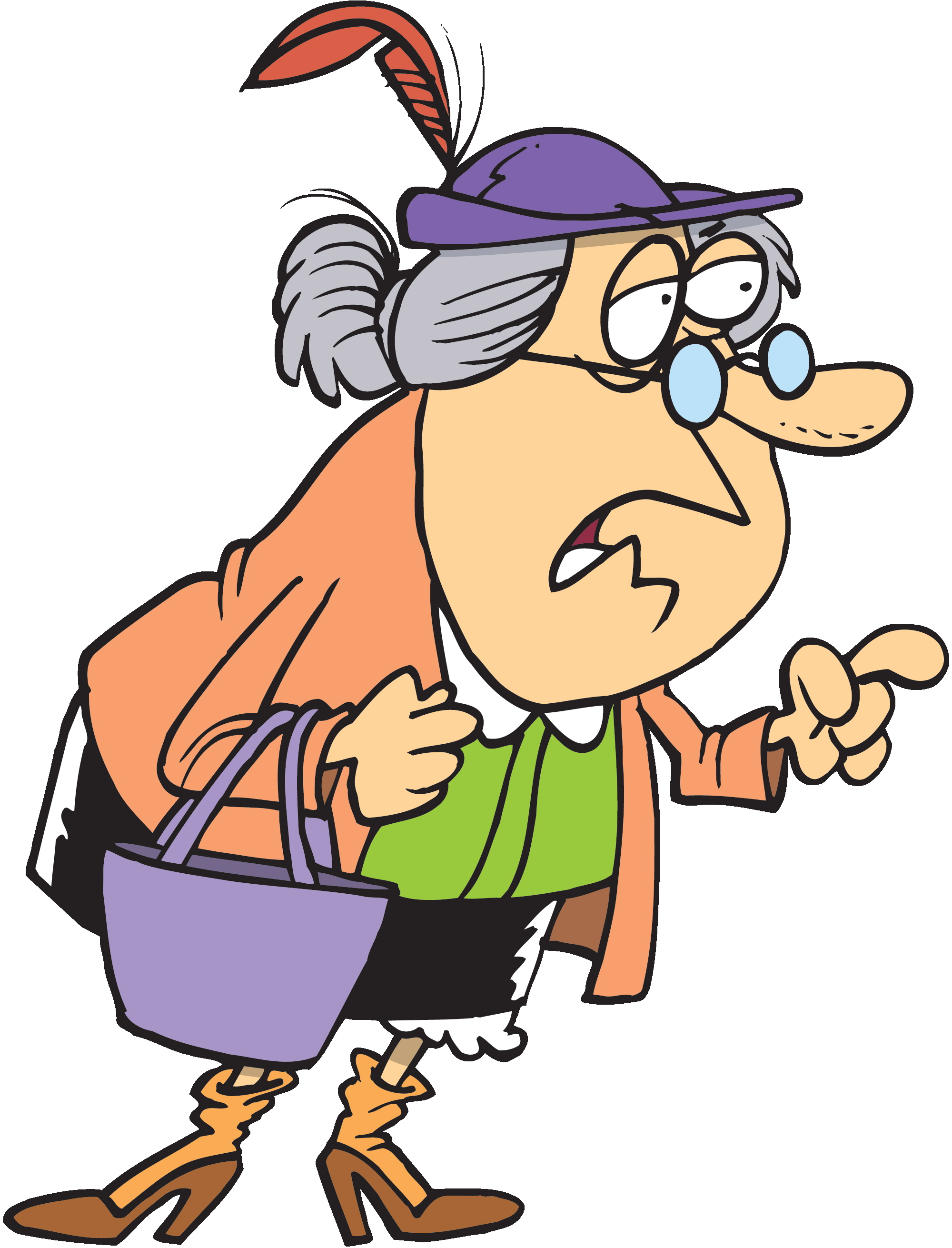 2000x2621 Old People Cartoon Group