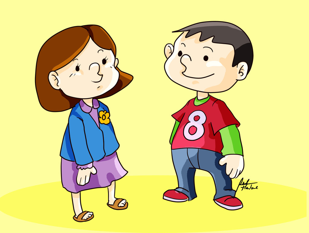 1024x770 Cartoon Kids By Hamabear