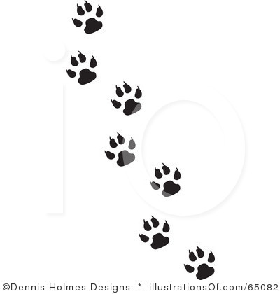 400x420 Paw Print Fisher Cat Paw Prints Badger Tattoos