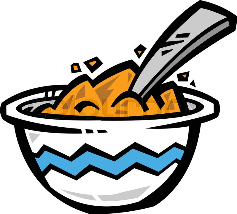 799x723 Bowl Of Cereal Vector Icon Stock Vector Colourbox