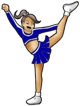 281x375 Cheerleading Clipart Stunts Free Images 7