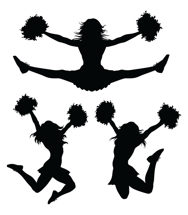 647x742 Kentucky Cheerleading Clipart