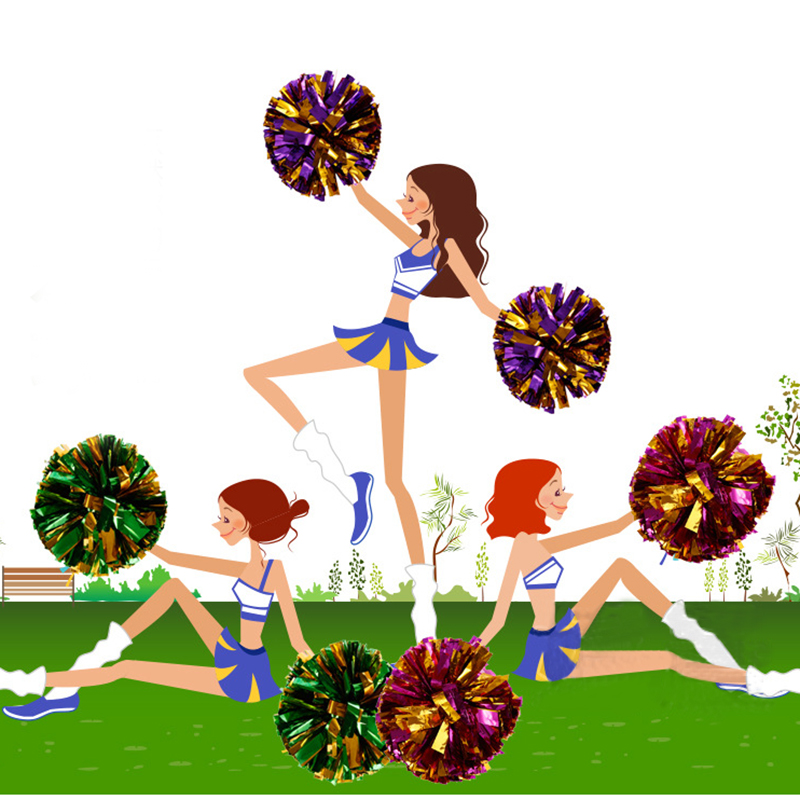 800x800 Cheerleading Pom Poms Cheer Pom Majorettes Hand Flower Aerobics