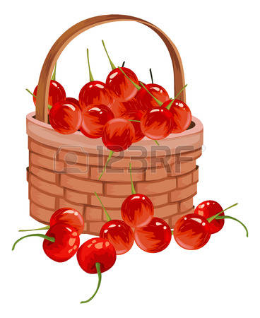 368x450 Cherry Clipart Basket