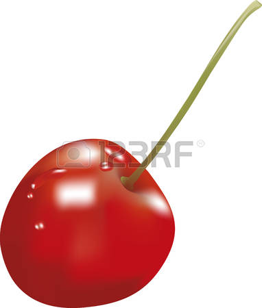 382x450 Sweet Cherries Clipart