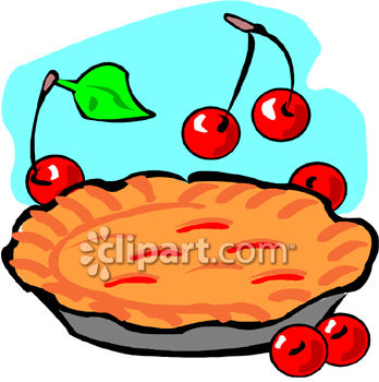 348x350 Cherry Pie Clipart Image