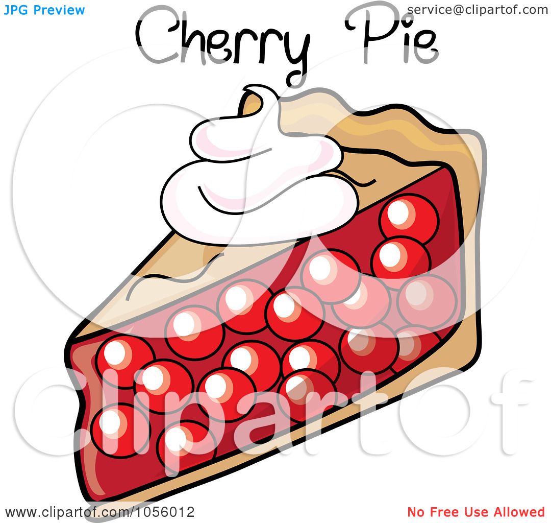 1080x1024 Royalty Free Vector Clip Art Illustration Of A Slice Of Cherry Pie