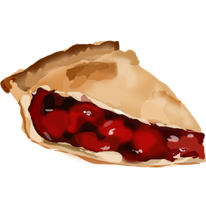 300x300 Slice Of Cherry Pie. Clipart, Cliparts Of Slice Of Cherry Pie
