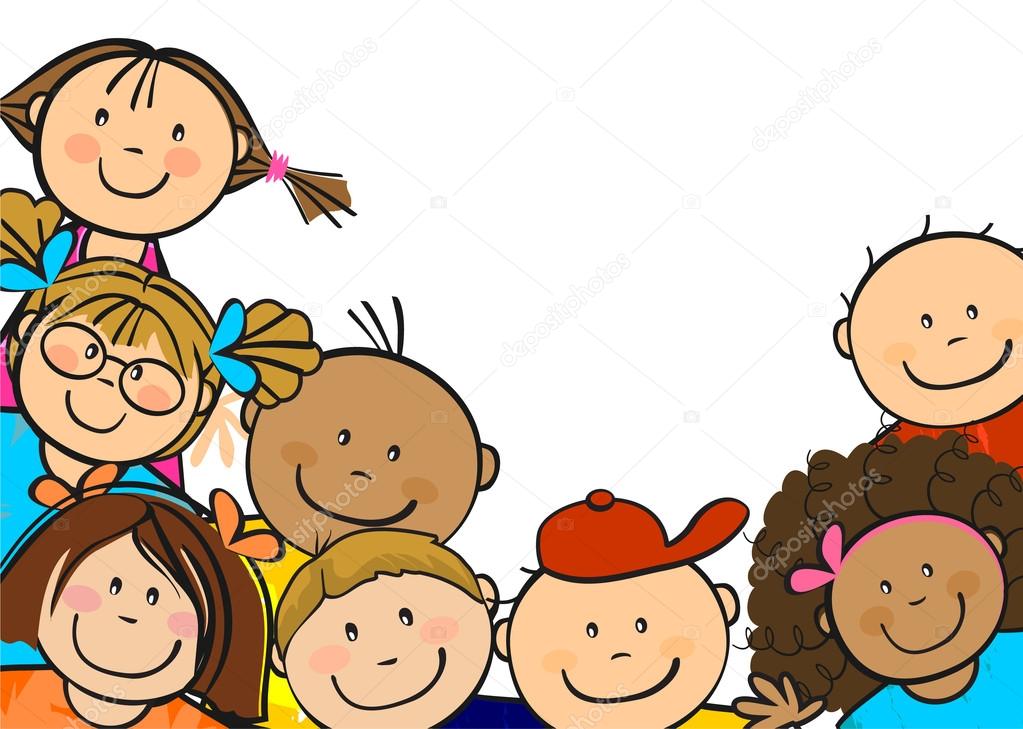 1023x729 Children Together Stock Vector Iostephy