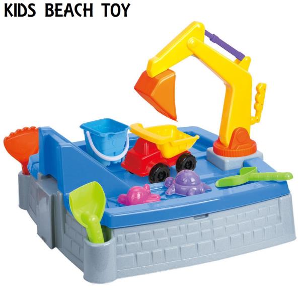 600x600 Kids Beach Castle Building Water Sand Play Table Box Toys Set
