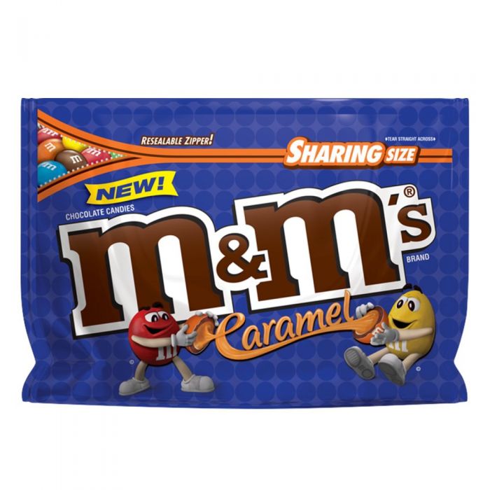 700x700 Mampm's Caramel Chocolate Candy Sharing Size 9.6 Ounce Bag (Pack Of 8)