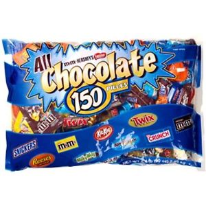 300x300 Lbs Big Chocolate Candy Bag 150 Bars Hershey's Nestle Reeses