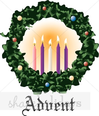 329x388 Christmas Reef Candles Clipart Collection