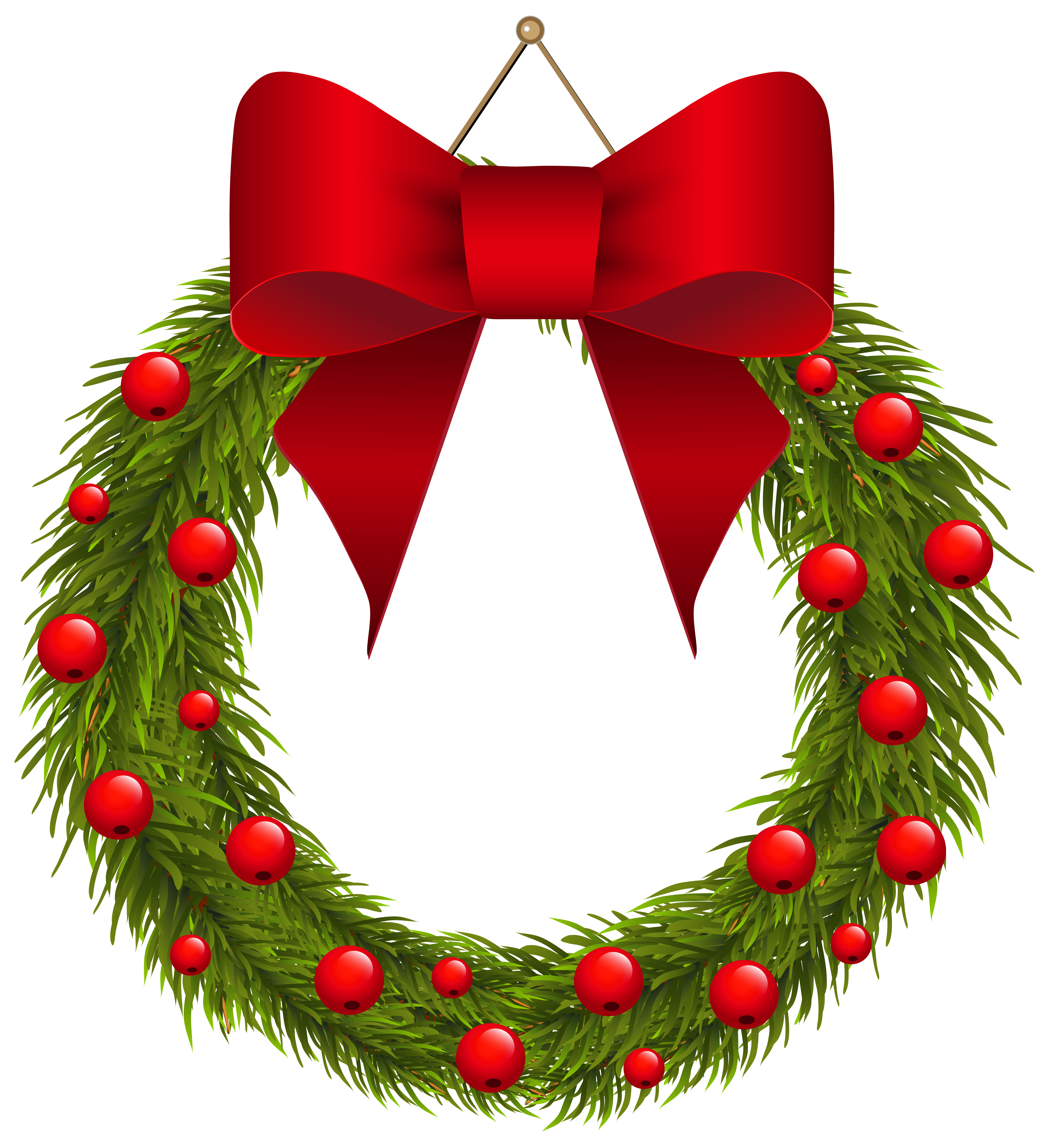 5752x6294 Wreath Clipart Bow