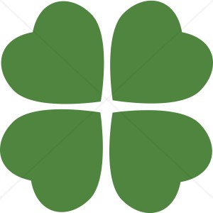 300x300 Four Leaf Clover Menu Templates