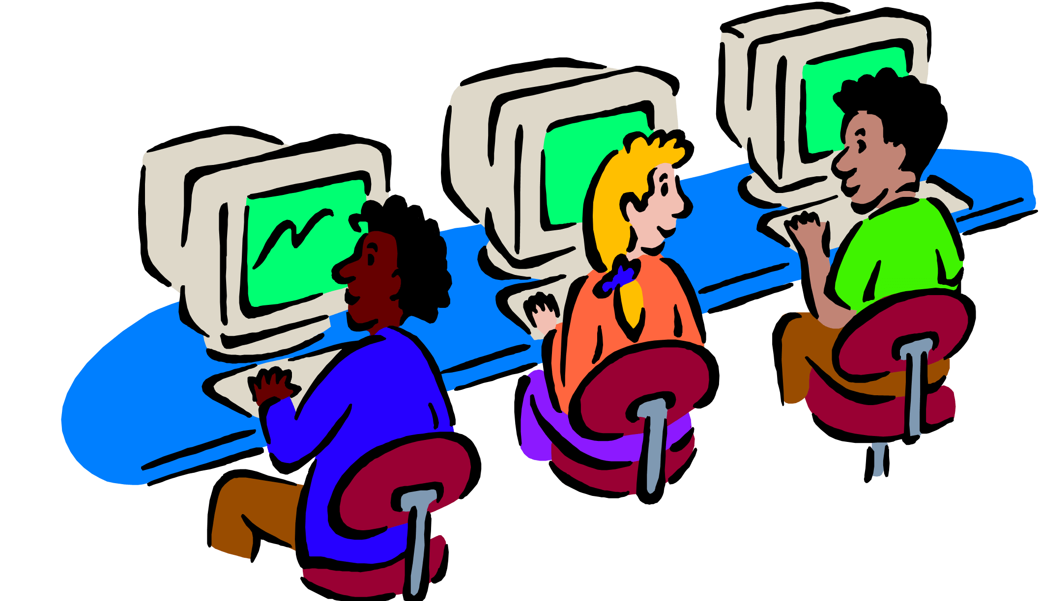 2118x1224 Computers Class Cliparts