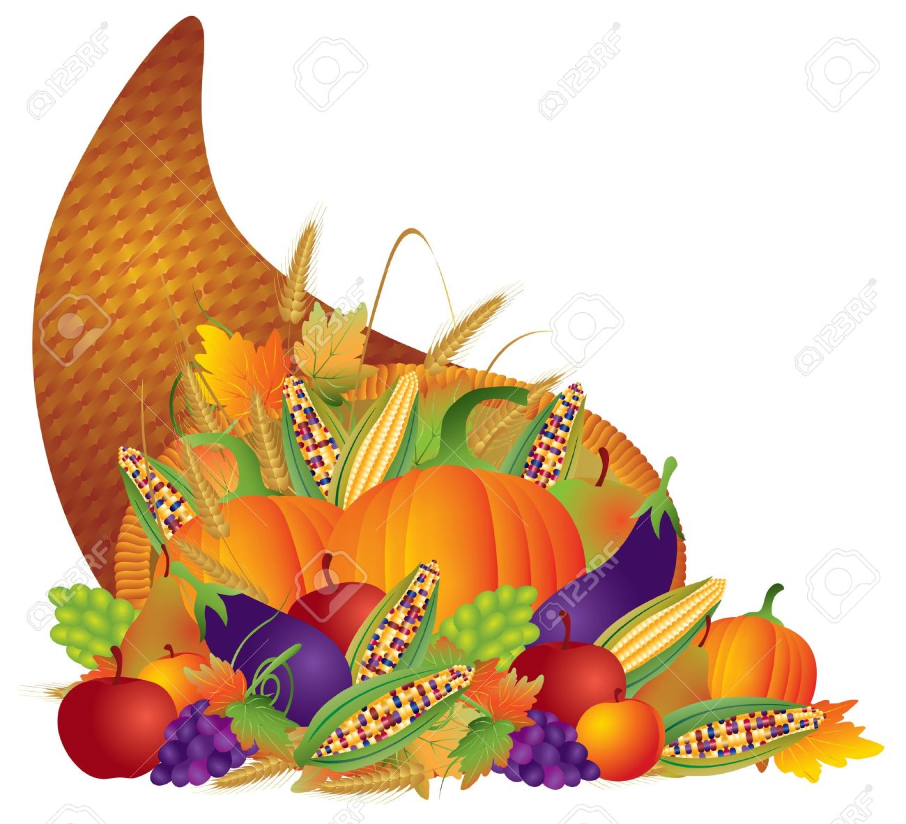 1300x1183 Cornucopia Clipart Fruits And Vegetable