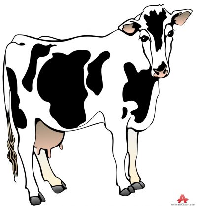 400x419 Cow Clipart Cow Milk