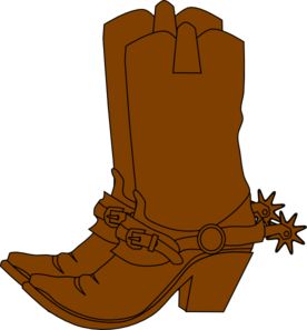 276x297 Clipart Cowboy Boots