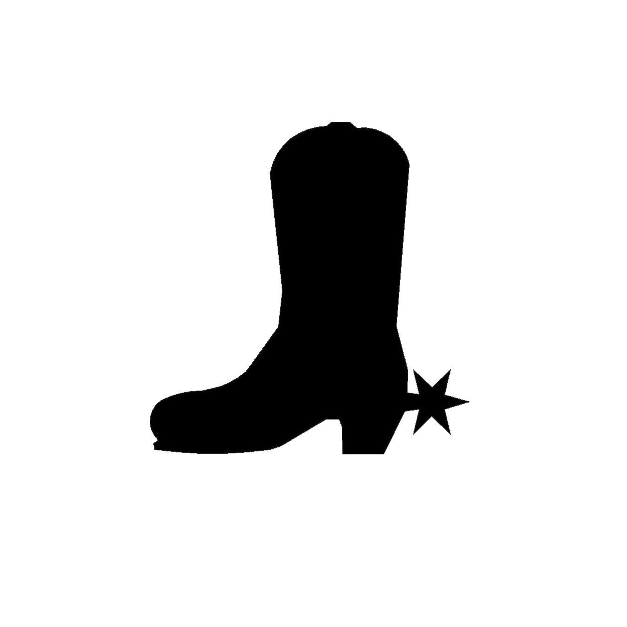 1260x1260 Hd Cute Cowboy Boots Clipart Boot Silhouette Clip Art Image