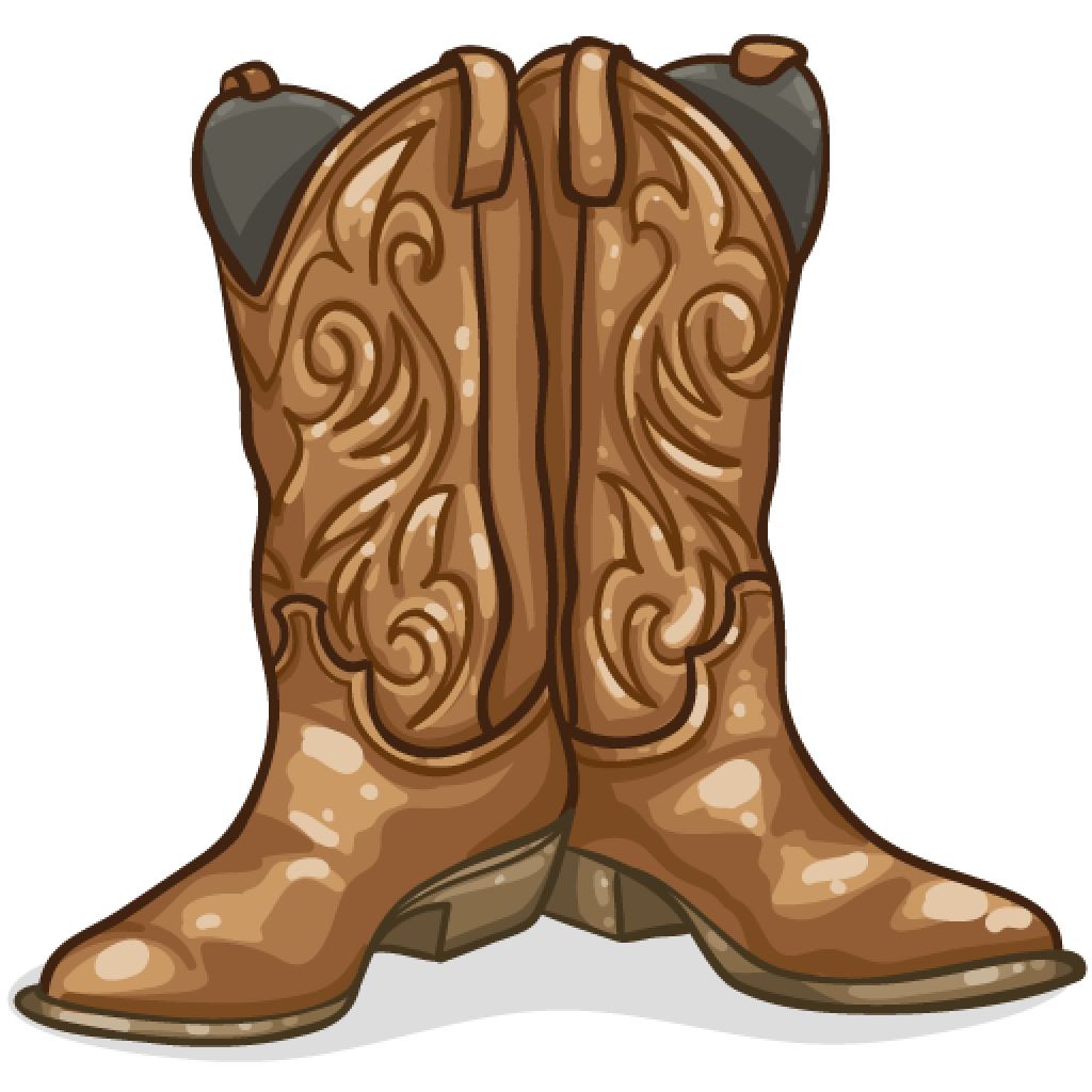 1024x1024 Boots Clipart Brown Boot