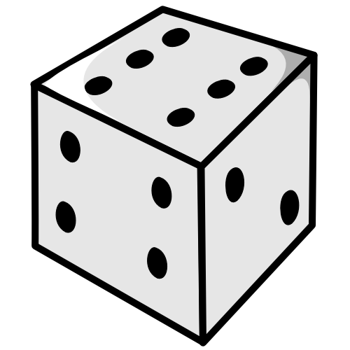 500x500 Clip Art Dice Many Interesting Cliparts