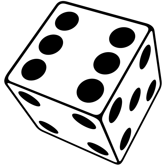 640x640 Dice Clipart Six Sided