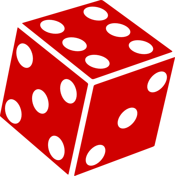 594x597 Six Sided Dice Clipart