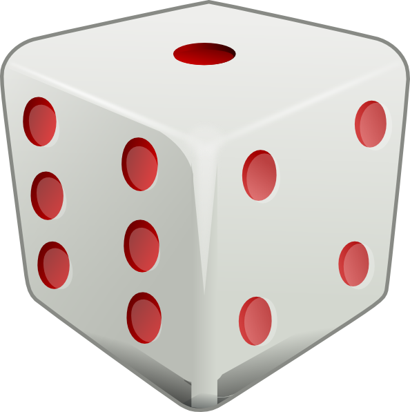 594x597 2 Dice Clipart Free Clipart Images Image