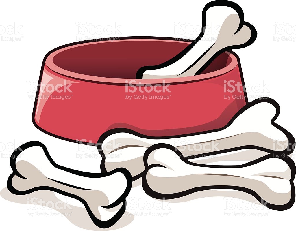 1024x801 Bones Clipart Dog Bowl