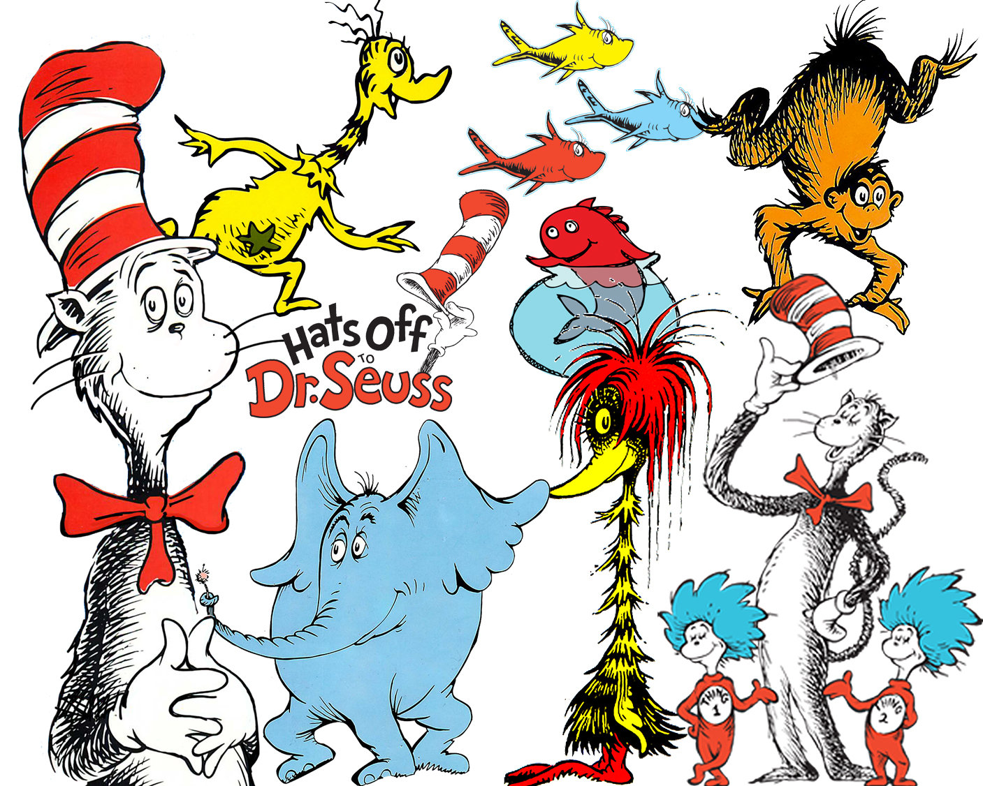 1407x1126 Best Collection Of 74 Dr. Seuss Clipart 74 High Quality Dr.