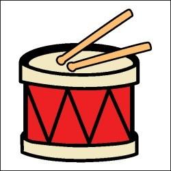 250x250 Snare Drums Clipart