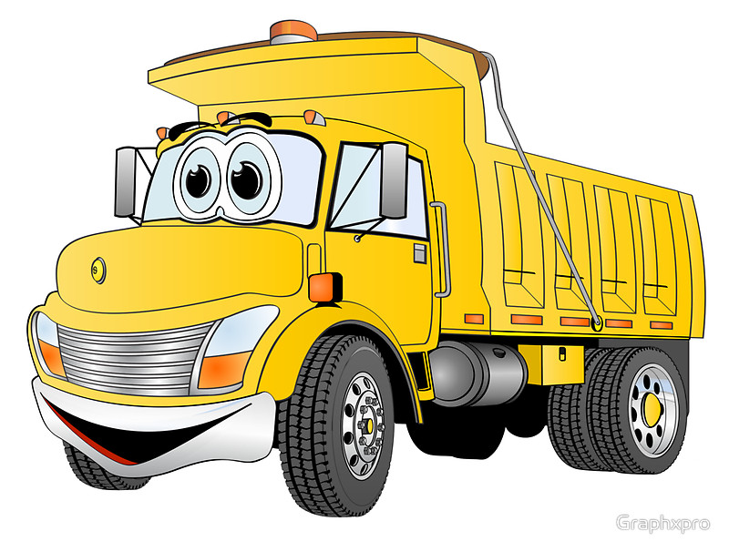800x606 Dump Truck Cartoon