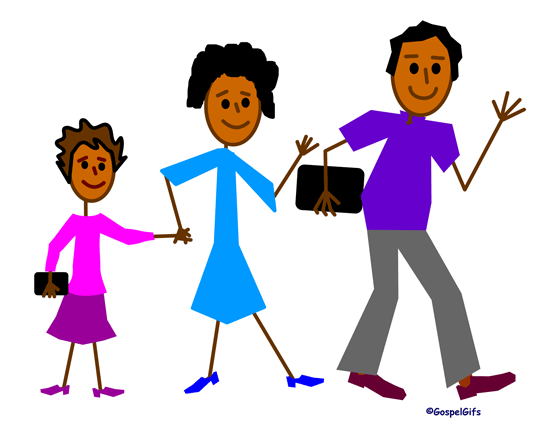 560x438 Family Worship Clipart