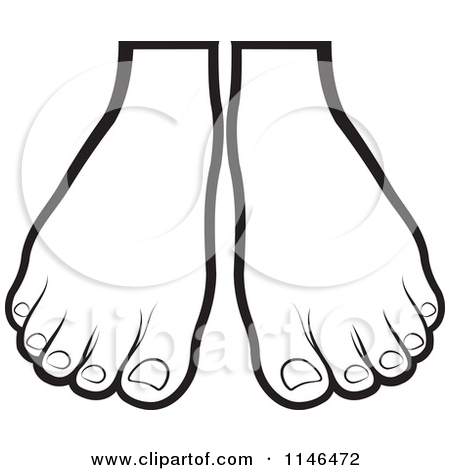 450x470 Big Foot Clipart Pair Feet