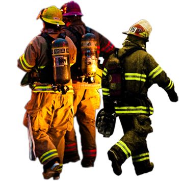 359x355 Firemen Onder Bersies Five Fire Fighters