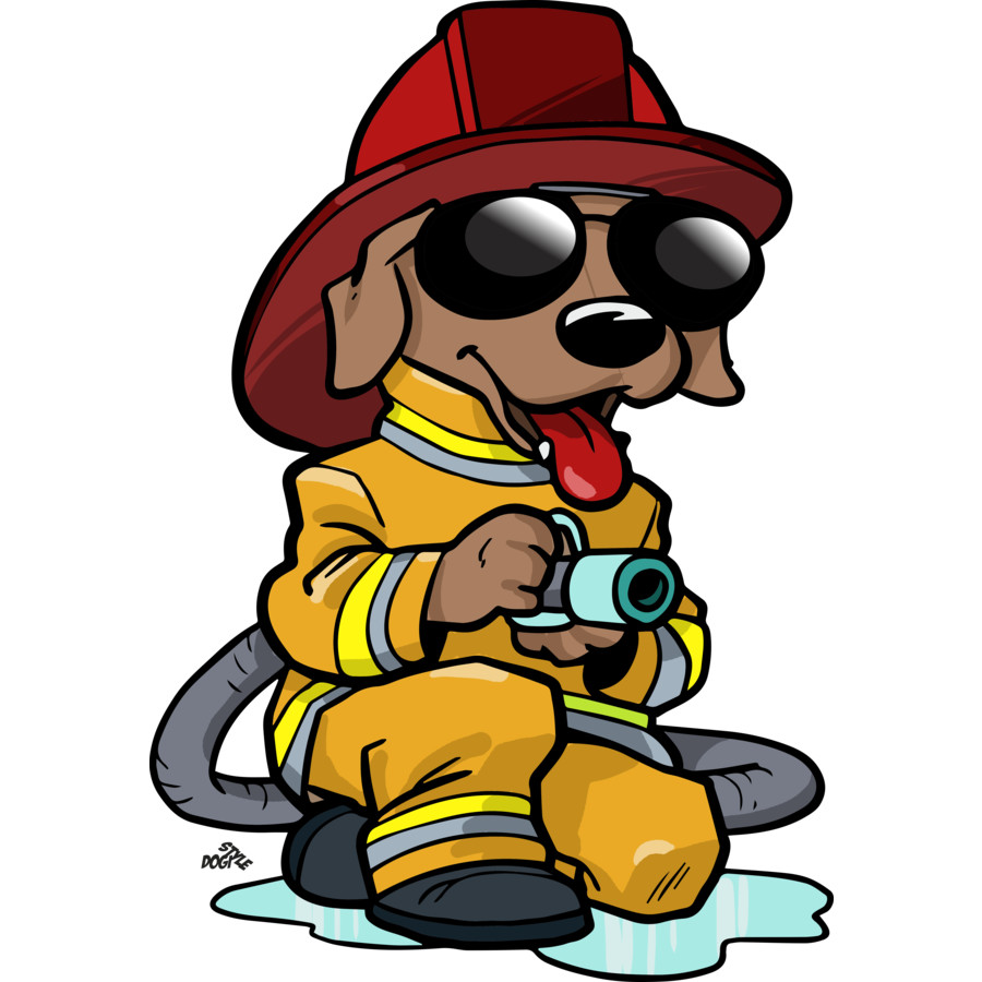 900x900 Cartoon Firemen Clipart