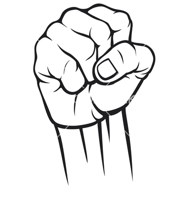 380x400 Back Of Fist Clipart