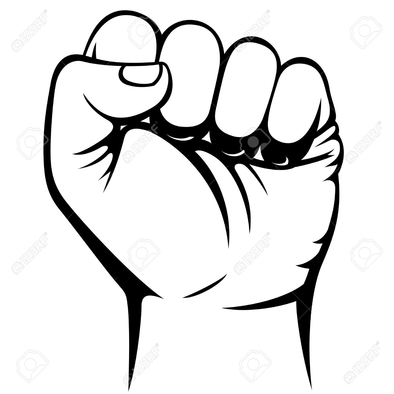 1300x1300 Fist Clipart Clenched Fist