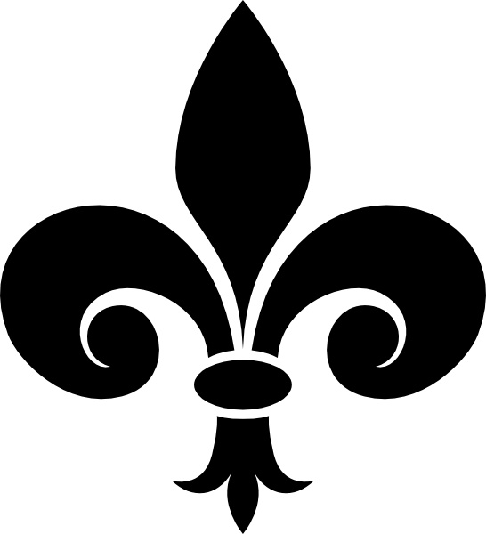 546x600 Fleur De Lys Clip Art Free Vector In Open Office Drawing Svg