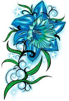 236x348 Future Tattoo With Julie's Name December Flower And Turquoise