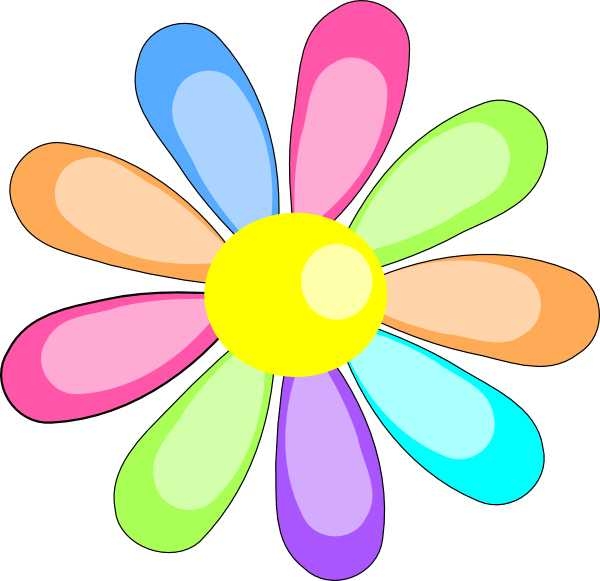 600x581 May Flowers Clipart