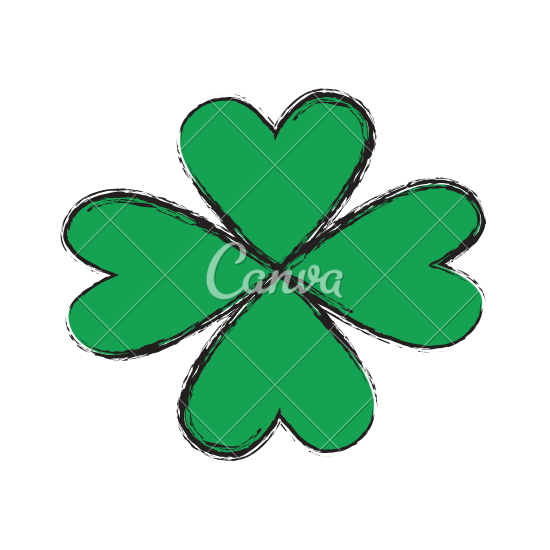 550x550 Four Leaf Clover Image
