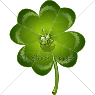 325x325 Four Leaf Clover Gl Stock Images