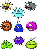 132x170 Germs Clip Art