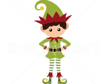 340x270 Elf Clipart Etsy