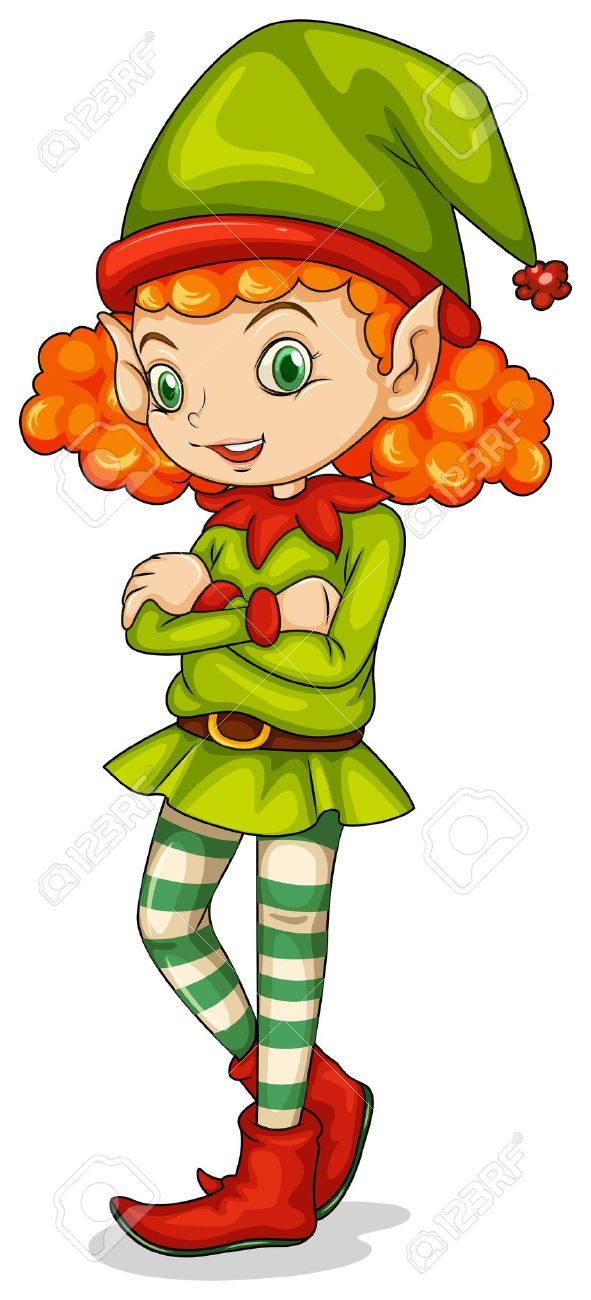 591x1300 Elf Clipart Female Elf