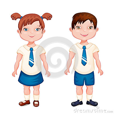 400x400 School Uniform Designs Boys And Girls Clipart