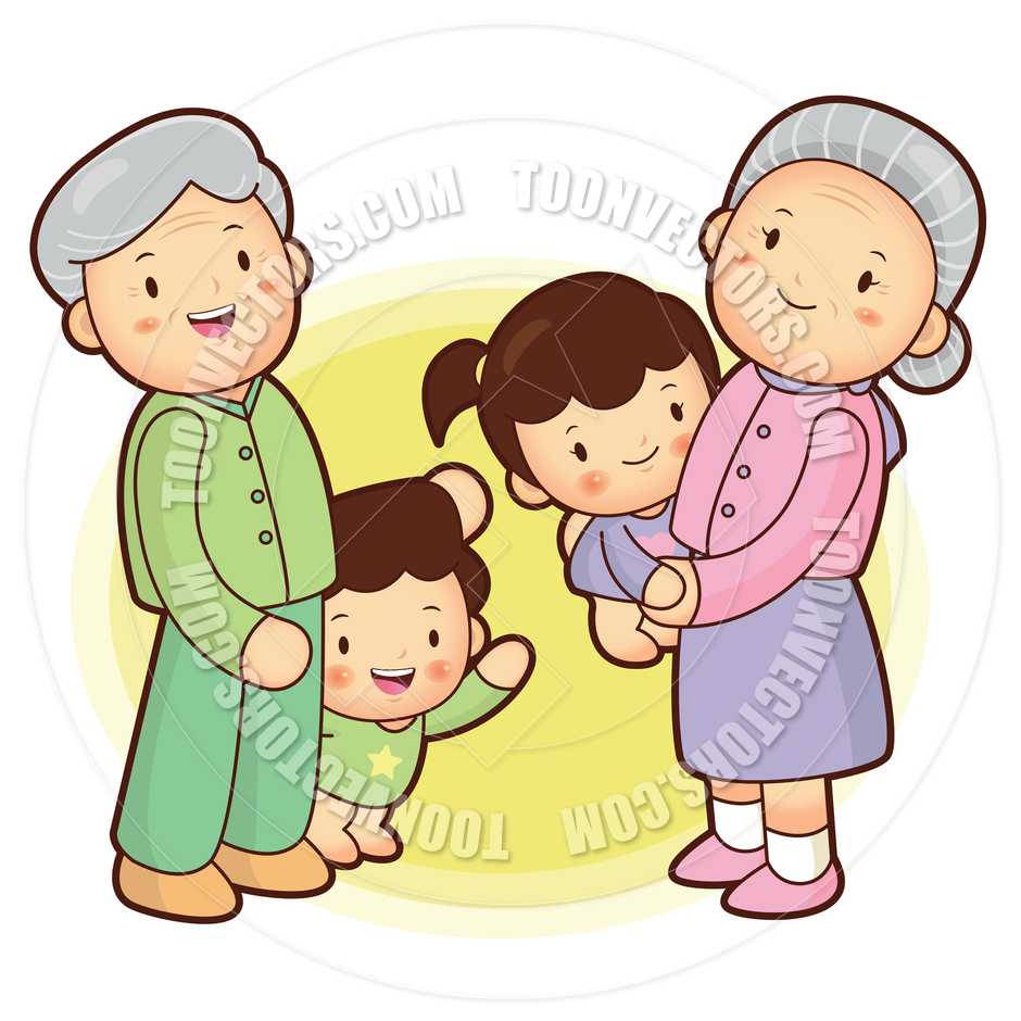 940x940 Grandparents Family Clipart